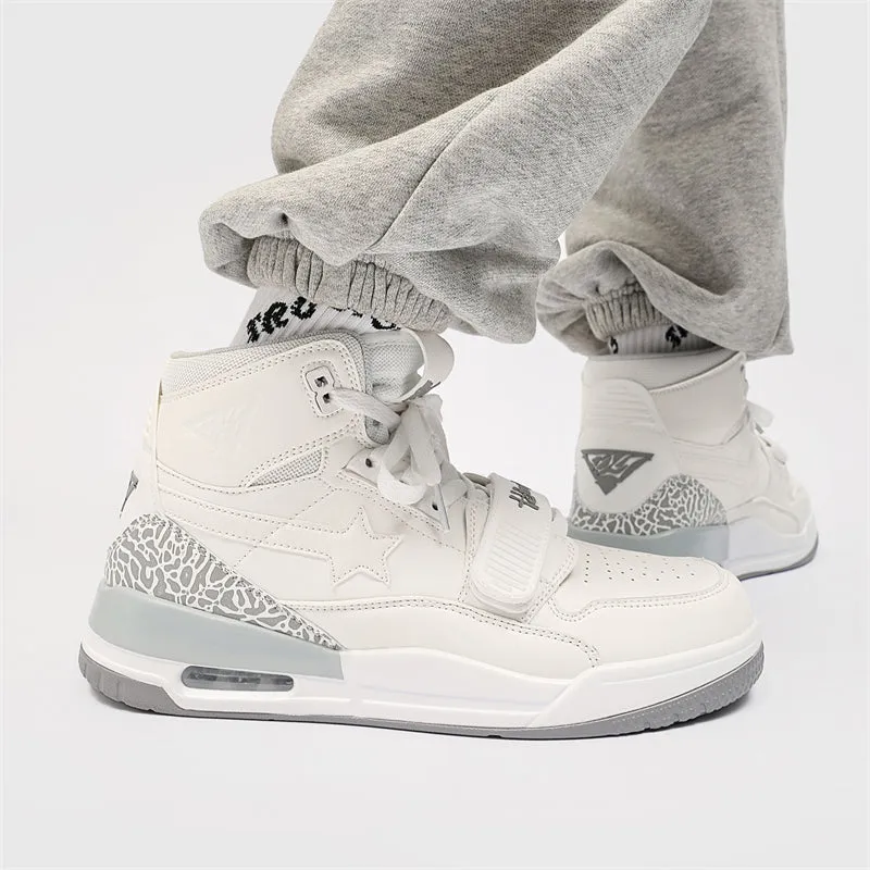 Classic Shoes - White Stars Sneakers